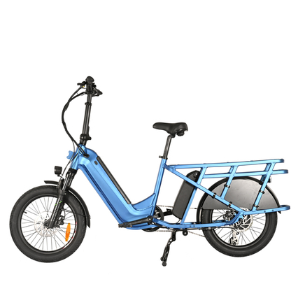 숨겨진 다운 튜브 배터리가있는 새로운화물 자전거 20 '인치 지방 타이어 자전거
