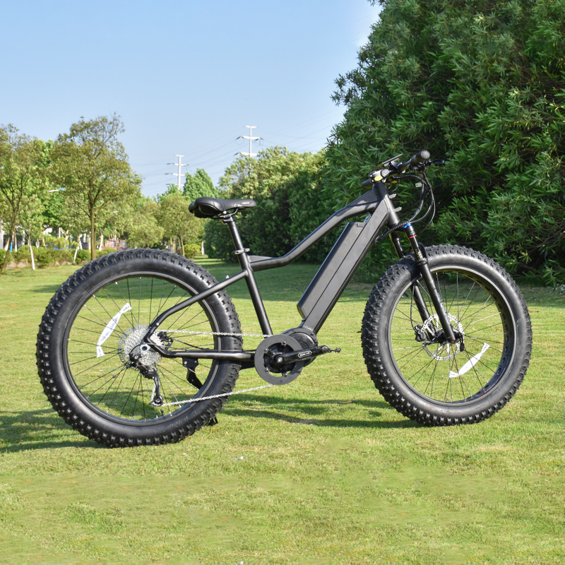 26인치 인치 지방 타이어 자전거 하드 테일 사냥 전기 자전거 M620 Bafang MotorMid 모터 자전거
