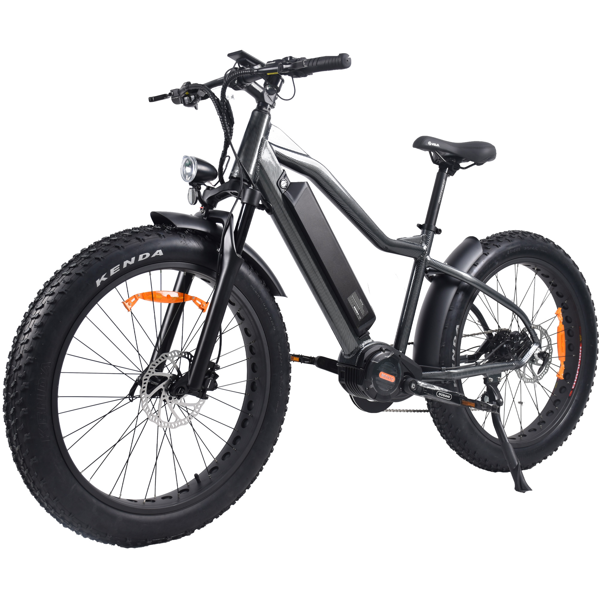 26인치 인치 지방 타이어 자전거 하드 테일 사냥 전기 자전거 M620 Bafang MotorMid 모터 자전거