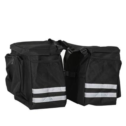 후면 랙용 후면 가방 방수 기능이 있는 큰 적재 용량 캔버스 가방